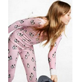 Pink Penguins on Parade Stretch Tween's Long Sleeve 2 Piece Pajamas